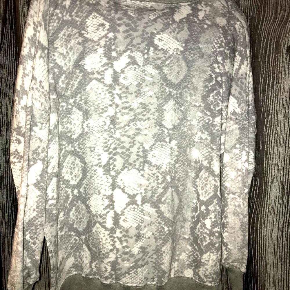 NEW Snakeskin Print Sweater